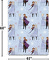 Classic Disney Frozen Sleepover Set for Girls ~ 5 Pc Bundle with 45 x 60 Inch Anna and Elsa Fleece Blanket, Tote Bag, 300 Stickers, More | Bedroom Decor Kids, Toddlers, set, bedding
