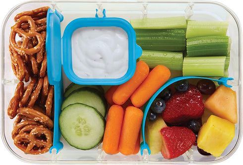 PackIt Flex Bento Food Storage Container, Tropical Blue