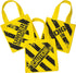 Construction Birthday Party Supplies - (24 Pack) Construction Party Hat & Mini Tote Bag Supplies - (12) Yellow Toy Hats and (12) Under Construction Goodie Bags