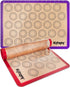 Kitzini Macaron Silicone Baking Mats. 2 Half Macaron Mats. BPA-Free Cookie Sheet. Non Stick Macaron Baking Mat. Professional Grade Silicon Baking Mat. Perfect for Macarons, Macaroons, Pastry & Cookies