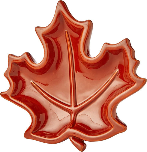 SKL Home Shaped Leaf Vanity Tray, Rust