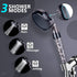 STMPS Shower Head - Handheld High Pressure Water Saving Showerhead with Ionic Spray Filter Beads and 3 Comfort Mode Spa Settings, Perfect for Dry Skin, Hair and Body - Hand Held Showerhead