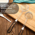 Hot Pot Strainer Scoops, Stainless Steel Hot Pot Strainer Spoons 2.5 inch Mini Mesh Skimmer Spoon Asian Strainer Ladle with Handle (Black,6 Pieces)