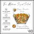 Vikko 64.25 Ounce Glass Serving Bowl | Beautiful Geometric Squared Shape, Made from Thick, Durable Glass, Great for Salads, Dessert, Fruit, and More, Microwave and Dishwasher Safe