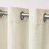 Exclusive Home Curtains EH8092-16-2108G Loha Linen Grommet Top Curtain Panel Pair, 54x108, Ivory, 2 Count