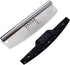 Gemiknife Pizza Cutter Plus. 14? Sharp Rocker Slicer + Built In Cheese Grater. Thick & Sturdy Stainless Steel Blade + Centered Handle + Protective Knife Cover + Dishwasher Safe.