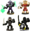 Akedo Ultimate Arcade Warriors - Warrior Collector 4 Pack - 3 Mini Battling Action Figures: Darksting, Axel & Nightblade and one Hidden Mini Battling Action Figure!, Multicolor (14251)