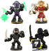 Akedo Ultimate Arcade Warriors - Warrior Collector 4 Pack - 3 Mini Battling Action Figures: Darksting, Axel & Nightblade and one Hidden Mini Battling Action Figure!, Multicolor (14251)