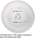 11.25" G.E and Sam-sung Microwave Glass Turntable Plate Replacement by AMI PARTS 11 1/4" Microwave Glass Plate Replaces WB49X10097 WB49X10034 WB39X78 AP3188581
