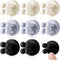 9 Pieces Adhesive Plug Hooks Cable Utility Hook Stick on Wall Door Silicone Wall Hooks Waterproof and Oilproof Towel Key Hooks Self Adhesive Holder for Hanging Kitchen Bathroom Home Office, 3 Colors