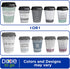 Dixie To Go Coffee Cups and Lids, 12 Oz, 26 Count, Assorted Designs, Disposable Hot Beverage Cups & Lids
