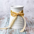 LY EMMET Artificial Rose Bouquets with Ceramics Vase Fake Rose Flowers Decoration for Table Home Office Wedding-Blue