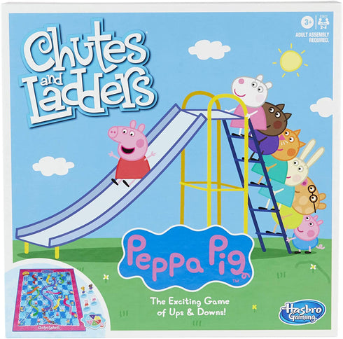 Chutes and Ladders: Peppa Pig Edition Board Game for Kids Ages 3 and Up, Preschool Games for 2-4 Players, Kids Board Games, Kids Games