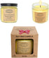 Rita Margarita - Lime Margarita Fragrance - Decorated with Salt - Large Soy Candle in a Kraft Box