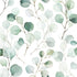 HaokHome 93044 Peel and Stick Wallpaper Green/White Eucalyptus Leaf Wall Mural Home Nursery Decor 17.7in x 9.8ft