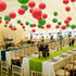 ADLKGG Round Hanging Paper Lanterns Decorations for Party Wedding Birthday Baby Showers Christmas Supplies, Red 12'',10'', 8'', 9 Pack