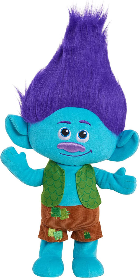 Trolls World Tour Dancing Branch Feature Plush - Amazon Exclusive, by Just Play, Multicolor