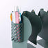 Adjustable Bookend Metal Book Ends Nonskid Bookends Desk Bookshelf Book Rack Binder Holder, Book End for Heavy Book Holder, Desk Books Organizer (Green)