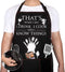 BRITEREE Funny Aprons for Men, Women with Handy Hand-Wiping Towels - Game of Thrones Gifts for Men, Dad, Boyfriend, Husband, Friends, Him - Mothers Day Gifts for Mom, Wife, Her - Kitchen Cooking BBQ Grill Chef Apron with 3 Pockets
