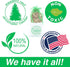 Cedar Sense - Eucalyptus Scented Cedar Sachets 8 Pack Essential Oil Infused Cedar Chips Car Air Freshener Closet Freshener Potpourri Bags Air Fresheners Sachets for Drawers