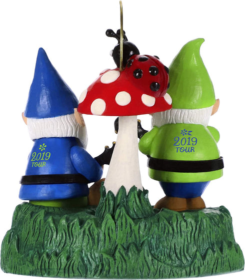 Hallmark Keepsake Christmas Ornament 2019 Year Dated Garden Sound (Plays Duelin' Banjos Song), Dueling Gnomes