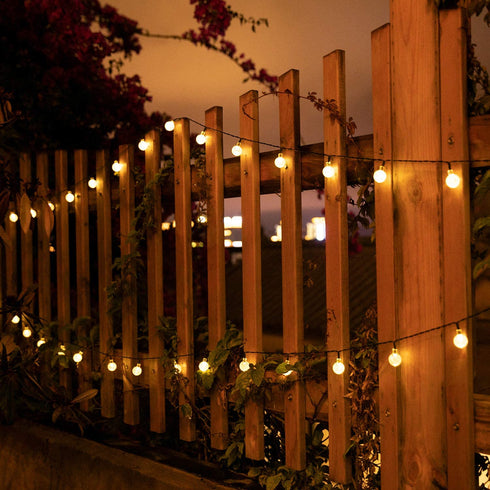 Solar String Lights Outdoor 60 Led 35.6 Feet Crystal Globe Lights with 8 Lighting Modes, Waterproof Solar Powered Patio Lights for Garden Yard Porch Wedding Party Decor (Warm White)