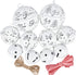 DearHouse 10 Pcs Big Christmas Jingle Bells, 2Inch-3.6Inch White Glitter Christmas Metal Sleigh Bells Rustic Craft Bells for Christmas Tree Wreath Garland Ornaments Holiday DIY Decorations