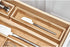 iDesign 41850 InterDesign Stackable Box-Bamboo, 3 x 12 x 2 Formbu Drawer Organizer - 3" x 12" x 2", 3" x 12"