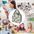 Red Panda Bears Lunch Bag Insulated Lunch Box with Front Pocket Reusable Tote Bag For Office Work Picnic Travel Shopping