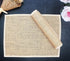 FiveRen Burlap Placemats Jute Rustic Table Mats Ladder Lace Look & One of Life's Little Home Luxuries for Parties, Weddings, Special Occasions, BBQ's, Holidays, Everyday Home Decor (Set of 8)