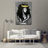 Black Queen Wall Art African American Black Queen Girl Canvas Wall Art African Black Art Prints Painting Abstract Contemporary Canvas Poster Home Decor for Bedroom Living Room Bar Hotel Wall Decor UNFRAMED