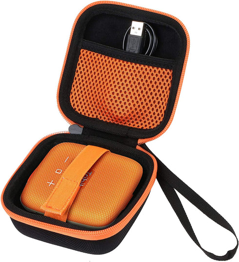 Aenllosi Hard Carrying Case Compatible with Tribit StormBox Micro Bluetooth Speaker (Orange)