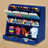 Darfoo Desk Organizer Made of Cardboard , Desktop Pen Organizer with 14 Compartments & 2 Drawers, Ultra-large 800+ Pencils Capacity, FSC Certified, DIY Project, Blue