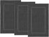 Simpli-Magic 79180 Bath Set, Bath Mats, Gray 3 Pack