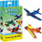 Creativity for Kids Four Foam Fliers Mini Craft Kit - Paint 4 Foam Glider Airplanes, Small Gifts for Kids , Red