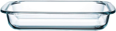 Glass Baking Dish for Oven Glass Pan for Cooking Oblong Casserole Dish Rectangular Baking Pan Glass Bakeware,1 Piece (2 Quart)