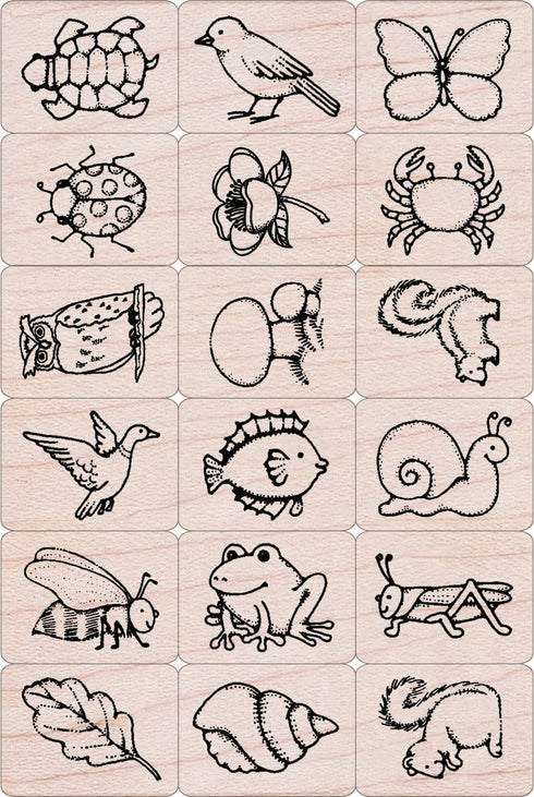 Hero Arts Ink and Stamp Set, Nature (LP1699-LL373)