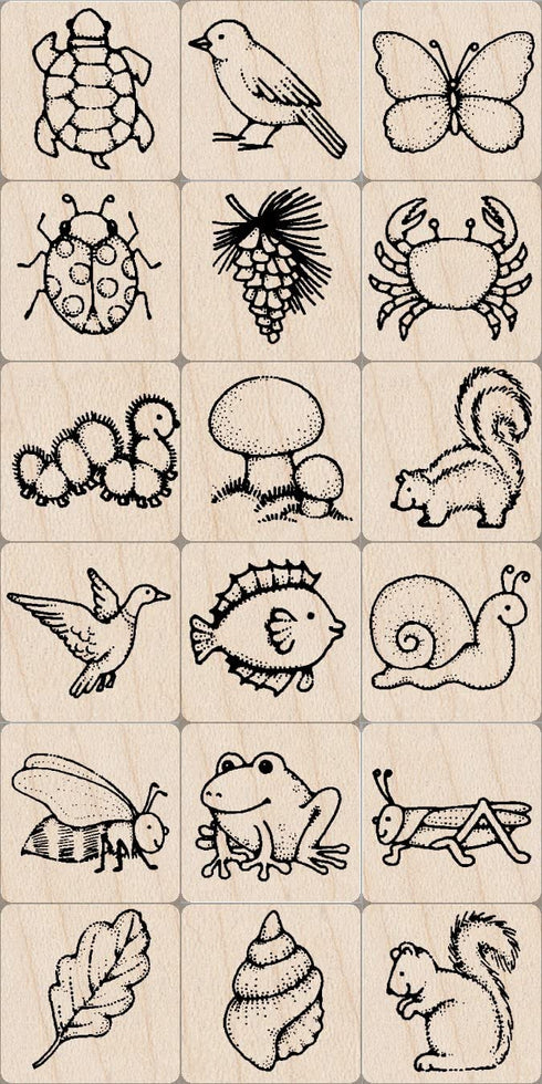 Hero Arts Ink and Stamp Set, Nature (LP1699-LL373)