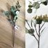 ZHIIHA Pack of 6 Eucalyptus Stems Artificial Silver Dollar Leaves Artificial Greenery Faux Holiday Greens Flower Leaf Arrangement for Home Decor