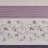 Serene Flora Fabric Shower Curtain , Embroidered Transitional Shower Curtains for Bathroom , 72 X 72 , Purple