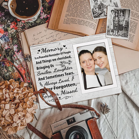 Memorial Picture Frame - Sympathy Gifts & Bereavement Gifts, Memorial Gifts for Loss of Mother, Father, Husband, Wife, Grandma, Grandpa - Memorial Frames for Loved One(4x6 Inch)