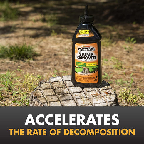 Spectracide HG-66420 Stump Remover, Pack of 1 , Black