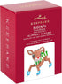 Hallmark Keepsake Christmas Ornament 2020, Rudolph the Red-Nosed Reindeer Slippery Skating, Light-Up