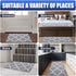 Kitinjoy Premium Indoor Door Mat, 20"x32" Non Slip Absorbent Entryway Rug, Resist Dirt Floor Mat Entrance Rug, Machine Washable Low-Profile Inside Floor Door Mat Door Rug for Entryway, Grey Trellis