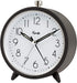 Equity by La Crosse 20091 5 Inch Silent Sweeping Quartz Metal Alarm Clock, Dark Gray