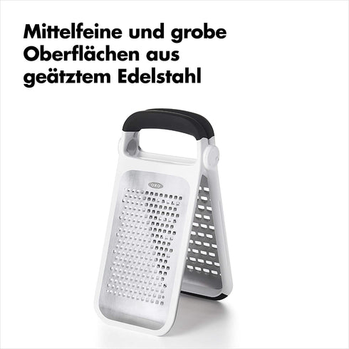 OXO Good Grips Etched Two-Fold Grater,Steel,One size