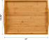 Rossie Home Large Natural Bamboo Serving Tray - Natural - Style No. 75507, 17x13