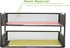 Mind Reader 2-Pack Stackable Metal Mesh File Holder Trays, Document Holder, Desktop File Organizer, Black