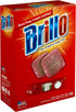 Brillo Steel Wool Soap Pads, Long Lasting, Original Red Scent Cleaning (10 Count, Pack of 1)
