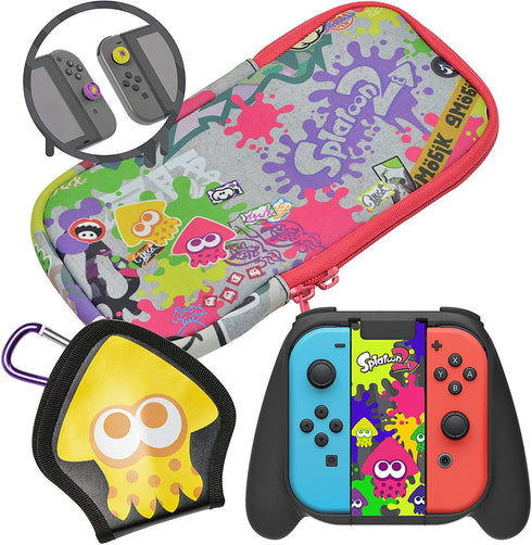HORI Splatoon 2 Deluxe Splat Pack with Squid Trigger Grip Officially Licensed - Nintendo Switch